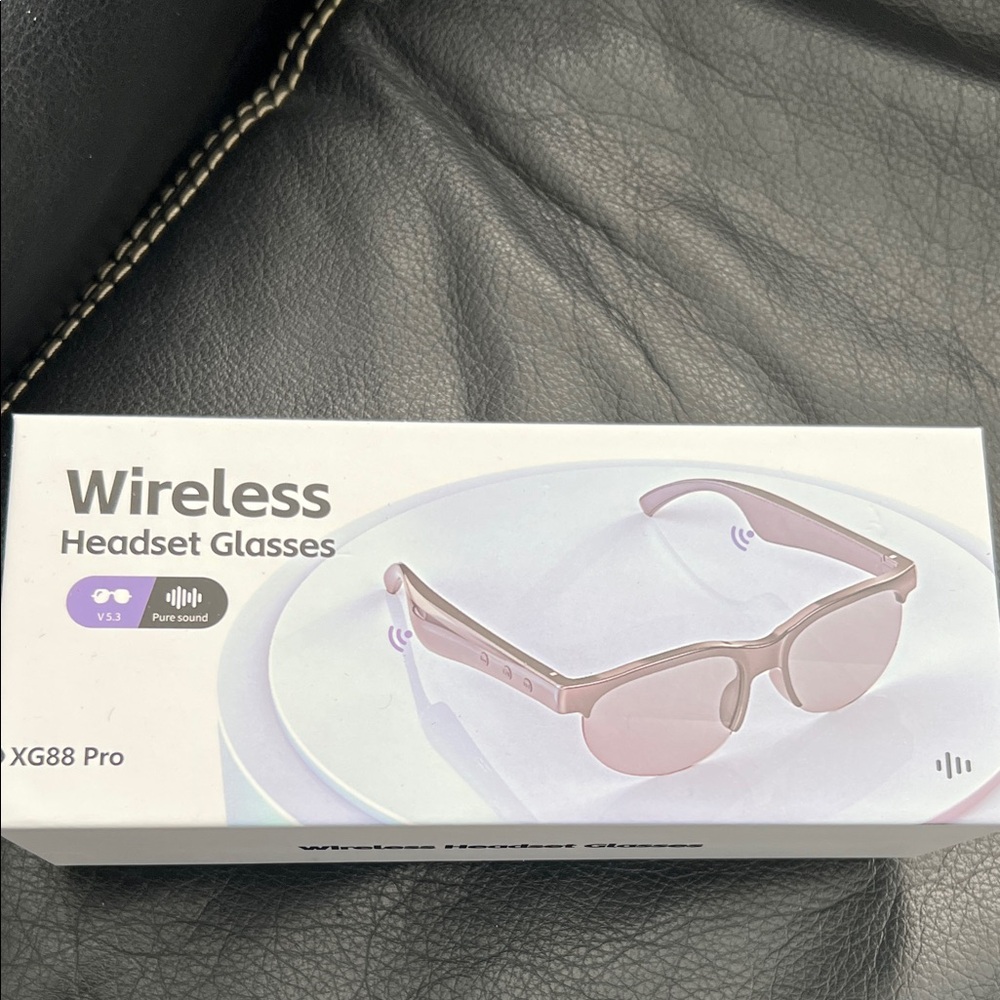 Wireless Headset Glasses XG88 Pro in Black